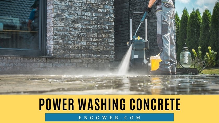 Power Washing Concrete